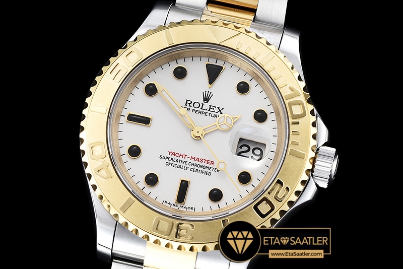 ROLYM119A - YachtMaster 116623 40mm YGSS White BP Ult A3135 Mod - 01.jpg